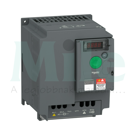 Frekvenciaváltó 3F 380-460V/be 3F 460V/max.ki 3kW IP20 Easy Altivar310 Schneider