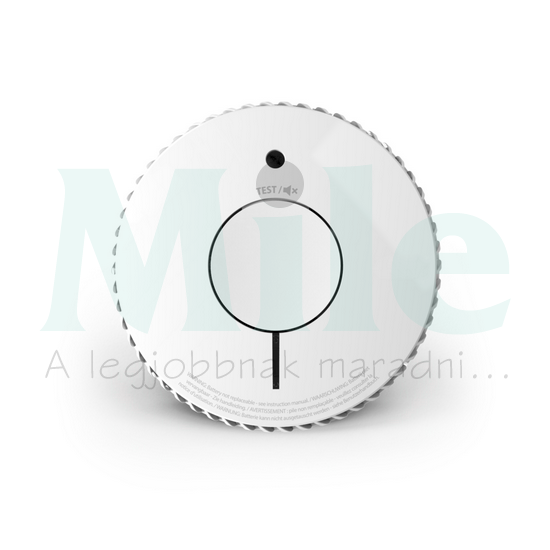 Füstérzékelő Li-akkuval optikai DC falonkívüli FireAngel