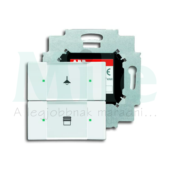FutureLinear KNX nyomógomb 2pár=4gomb süllyesztett műanyag fehér IP20 6126/01-84-500 ABB