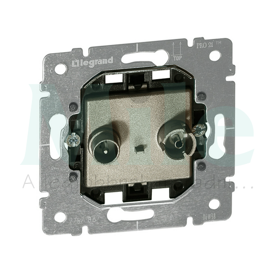 Galea antenna aljzat TV-R csillagpontos süllyesztett 2-kimenet végzáró 1.5dB/860MHz LEGRAND