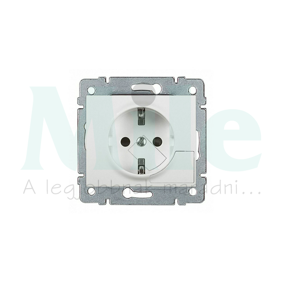 Galea fedlap 162 dugaljhoz kilökmőkaros fehér  LEGRAND