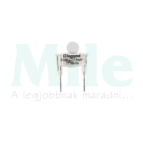 Galea glimm jellzőizzó 230V 1mA narancs LEGRAND