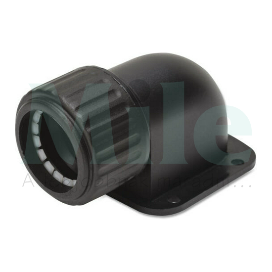 Gégecső tömszelence 50mm-átmérő 90°-os könyök IP54 fekete poliamid (PA) SFL 50 FEK HFT Dietzel