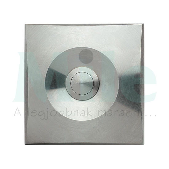 Csengőnyomó panel négyzetes 80x80x17mm 1-lakás falonkívüli nemesacél nemesacél ETA S 200 GROTHE