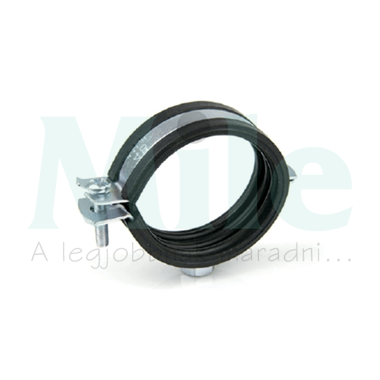 Csőbilincs gumis M8menettel 20-23mm-csőátmérőhöz acél zárt 1-csőhöz RIFL CELO