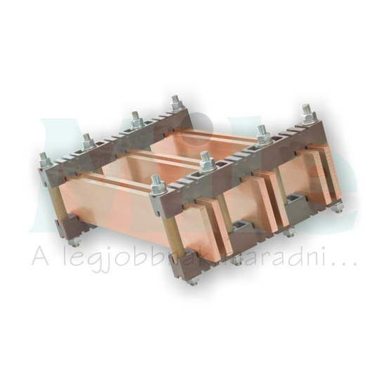 Gyűjtősíntartó 3x 20…160x5…10mm 3-pólus 4000A 100mm-síntáv SH100 Schmidt