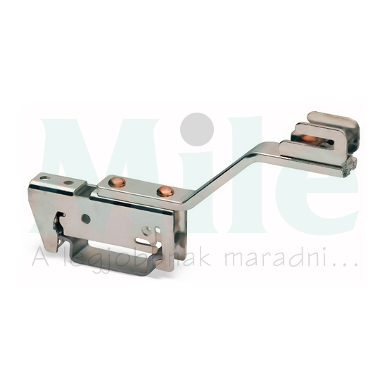 Gyűjtősíntartó DIN35-sínre Cu 10x3mm acél WAGO