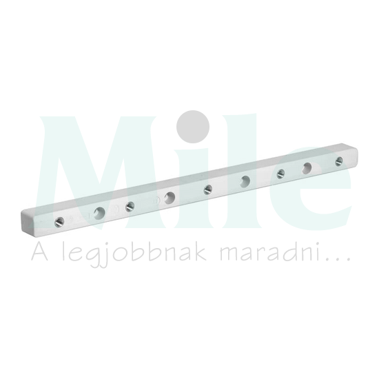 Gyűjtősíntartó ZX-hez 3-pólus 1450A ZX522 ABB