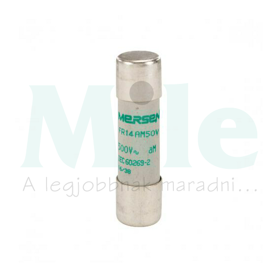 Hengeres biztosítóbetét aM 14x51mm 40A AC690V FR14AM50V40 MERSEN