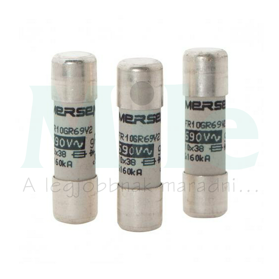 Hengeres biztosítóbetét gG 10x38mm 2A AC500/600V FR10GG50V2 MERSEN
