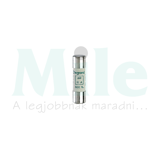 Hengeres biztosítóbetét gG 14x51mm 20A AC500/600V Lexic LEGRAND