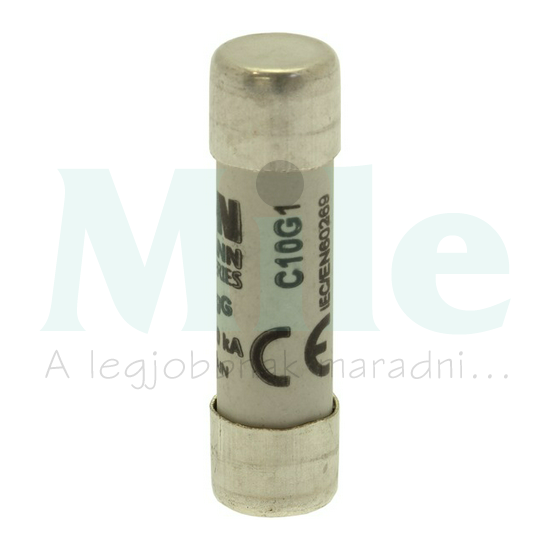 Hengeres biztosítóbetét gG gL/gG 10x38mm 1A 500V AC Bussmann EATON