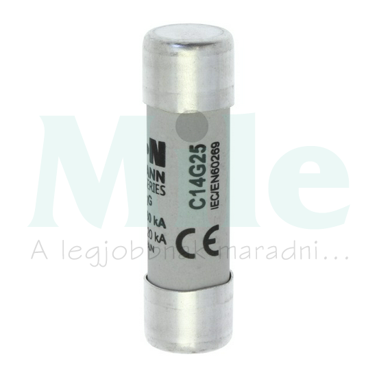 Hengeres biztosítóbetét gG gL/gG 14x51mm 25A 690V AC Bussmann EATON