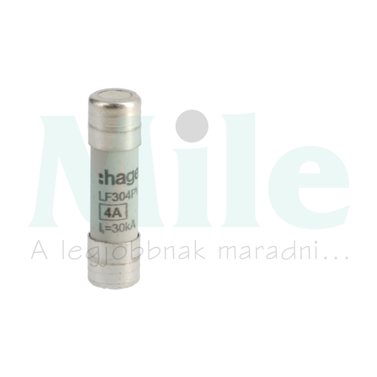 Hengeres biztosítóbetét napelemhez 10x38mm 4A LF Hager