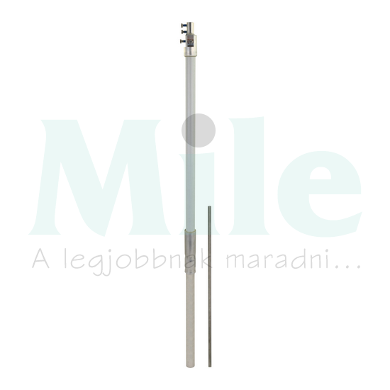 HVI-light plus támasztócső d50/l500mm felfogócsúccsal SR D40 2400 FSP500 HVI LI PL GFK AL V2A DE