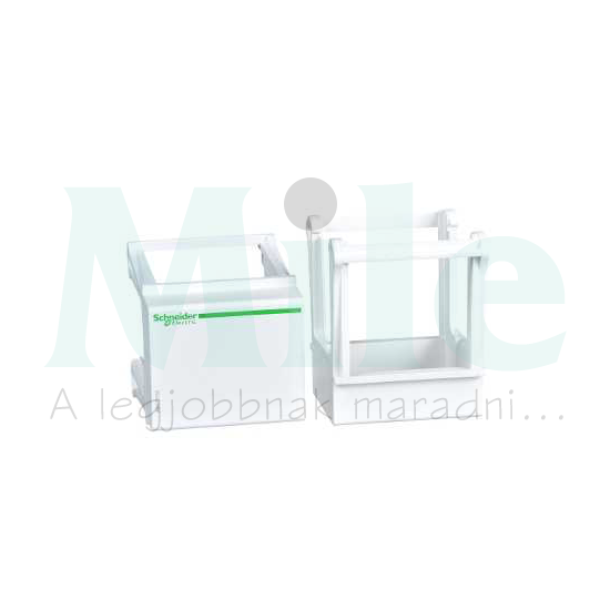 Installációs adapter 3TE maszkos beépítéshez kalapsínre nyomógomb szerelőlap Acti9 A Schneider