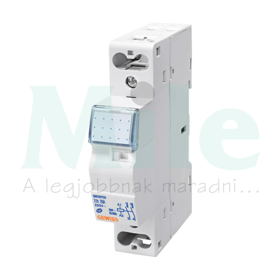 Installációs kontaktor sorolható 20A/ 400V AC 230V AC-műk 1M 90AM GEWISS