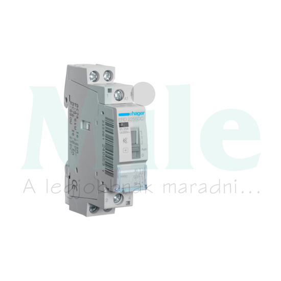 Installációs kontaktor sorolható 0-Aut-1 25A/ 230V AC 24V DC-műk 1M ERD Hager