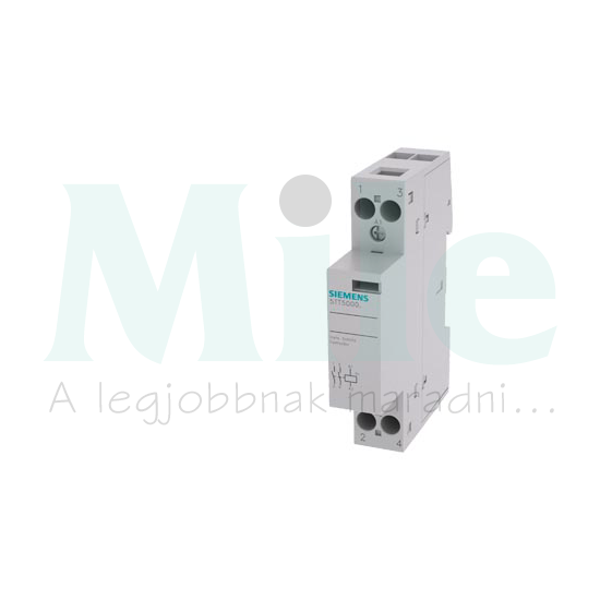 Installációs kontaktor sorolható 20A 2-z 230V AC 1mod 230V AC/DC-műk 5TT5000-0 SIEMENS