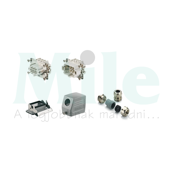 Ipari csatlakozó komplett készlet HDC-KIT-HE 06.100 Weidmüller