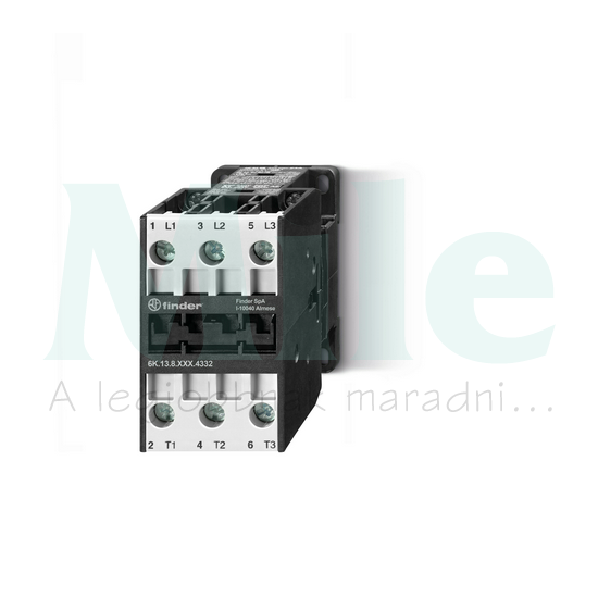 Kontaktor (mágnesk) 15kW/400VAC-3 3Z 24V50Hz csavaros 65A/AC-1/400V 6K.13.8.024.4332 FINDER