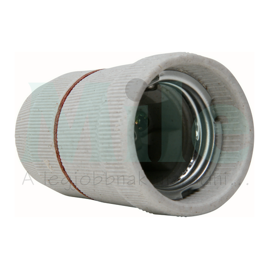 Izzólámpa foglalat menetes E27 csavaros M10x1 Kopp