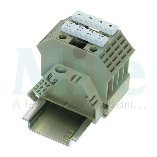 Jelölőtartó sorkapocshoz műanyag 6mmx SchT 12 CONTA-CLIP