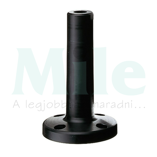 Jelzőoszlop csőtengely rögzítőtalppal 100mm-csőhossz WERMA