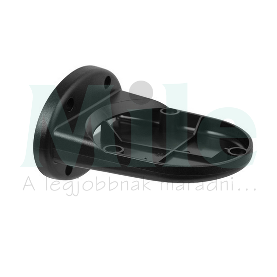 Jelzőoszlop fali tartó fali szerelés fekete WERMA