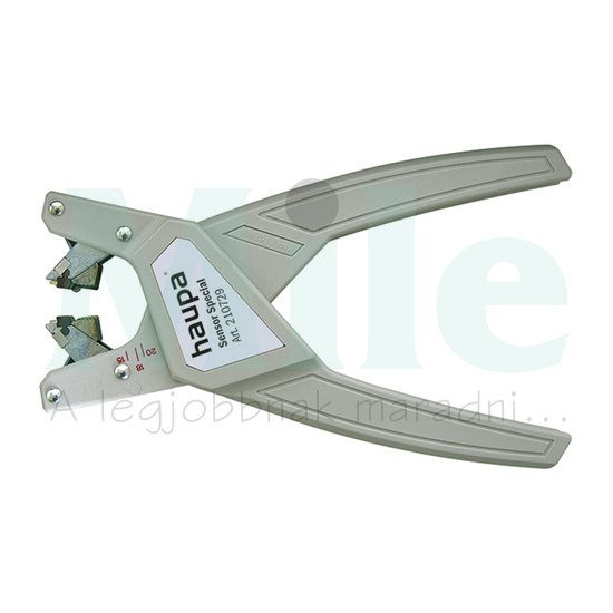 Kábelcsupaszító fogó automatikus 4,4-7mm körvágó szigetelt Snesor Special Haupa