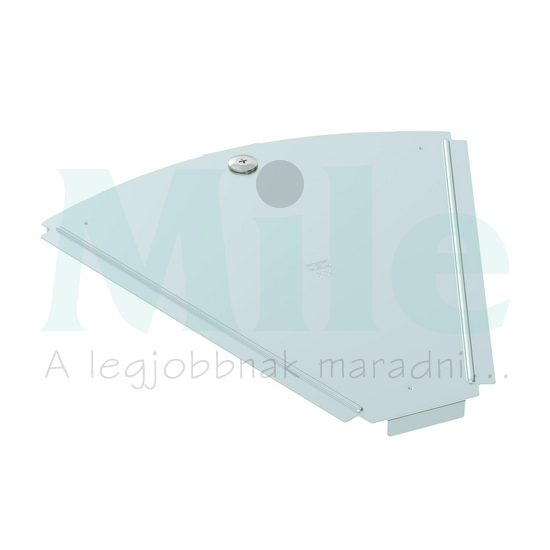 Kábellétra irányváltó idom fedél vízszintes 45° szalaghorganyzott ZnAl acél 300mm x 325mm RBD 45 300 DD OBO-BETTERMANN