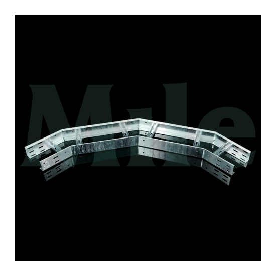 Kábellétra irányváltó idom vízszintes 90° 60mm-ma 400mm acél szalaghorganyzott KL KOPOS