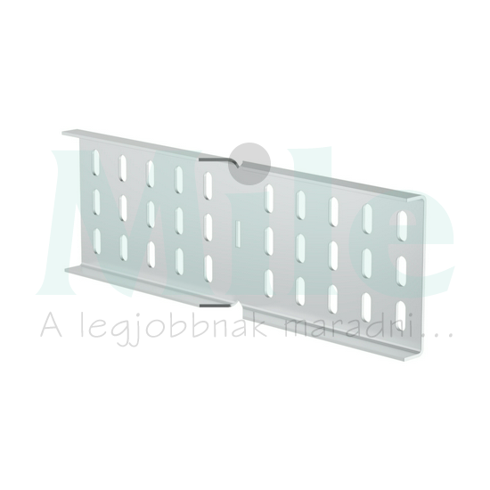 Kábellétra sarokkiegészítő vízszintes hosszanti 150-600mm-szélességhez csavaros acél BSKH KOPOS