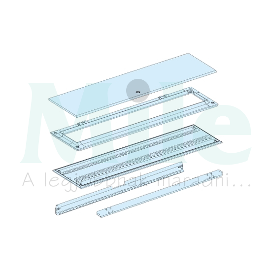 Kábelszekrény fali G-hez 33M sorolható acél 1750mm 300mmx 260mmx IP55 fehér Prisma G Schneider