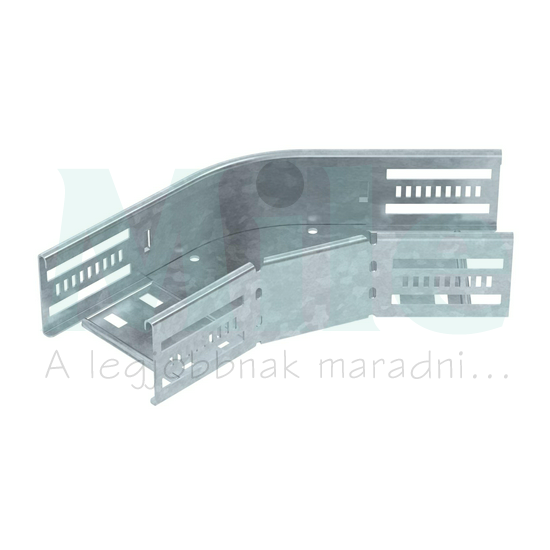 Kábeltálca 45° idom 100mm x 60mm-mag. 45° merítetten horganyzott acél RB 45 610 FT OBO-BETTERMANN