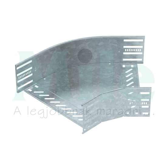 Kábeltálca 45° idom 300mm x 110mm-mag. 45° merítetten horganyzott acél RB 45 130 FT OBO-BETTERMANN