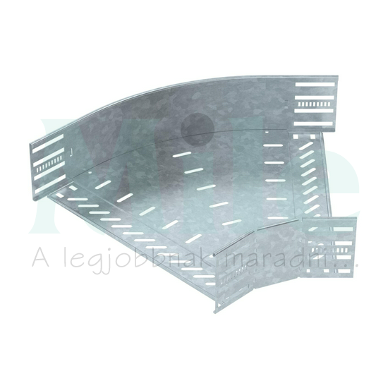 Kábeltálca 45° idom 400mm x 110mm-mag. 45° merítetten horganyzott RB 45 140 FT OBO-BETTERMANN