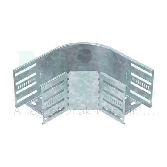 Kábeltálca 90° idom 100mm x 110mm-mag. 90° merítetten horganyzott RB 90 110 FT OBO-BETTERMANN