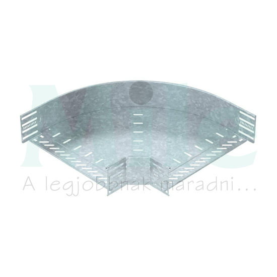 Kábeltálca 90° idom 400mm x 110mm-mag. 90° merítetten horganyzott RB 90 140 FT OBO-BETTERMANN