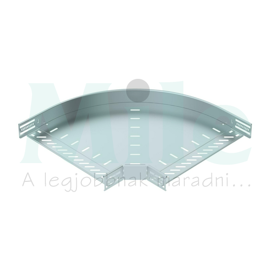 Kábeltálca 90° idom 400mm x 60mm-mag. 90° szalaghorganyzott acél RB 90 640 FS OBO-BETTERMANN