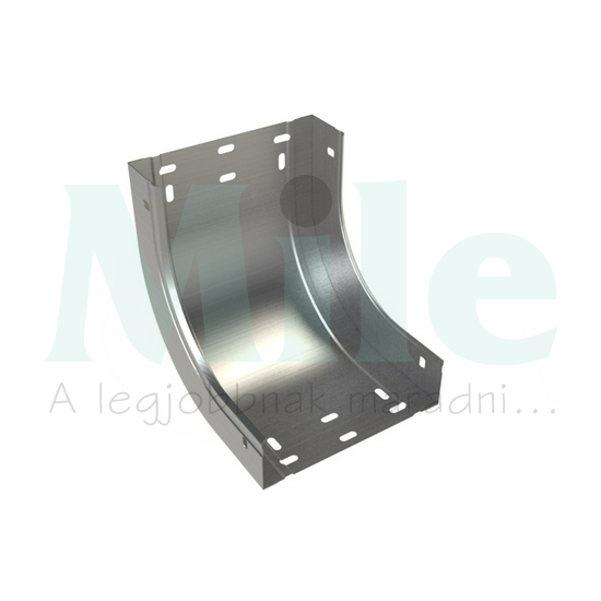 Kábeltálca emelő idom 200mm x 60mm-mag. 90° szalaghorganyzott acél CCERC 200x60 GS BASOR