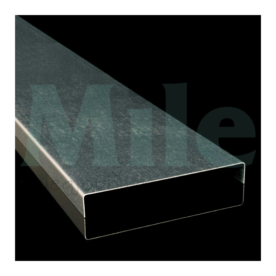 Kábeltálca fedél E90-tűzálló 125mm-sz 2000mm merítetten horganyzott fedélkapocsos V KOPOS