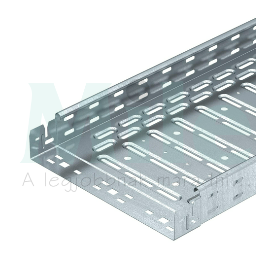 Kábeltálca gyorsösszekötős 3m acél tűzihorganyzott 60mm x 600mm x 3050mm RKSM 660 FT OBO-BETTERMANN