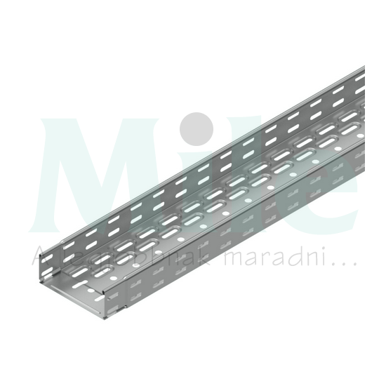 Kábeltálca perforált 3m E90 acél merítetten horganyzott 60mm x 150mm x 3000mm KOPOS