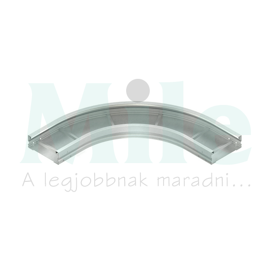 Kábeltálca sarokidom nagyfesztávú 300mm x 150mm-mag. 90° acél WRBR 150300 F Niedax