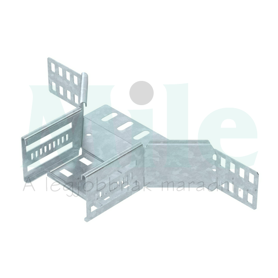 Kábeltálca T-elágazóidom 60mm 100mm-sz/leág merítetten horganyzott acél RAA 610 FT 6042211 OBO-BETTERMANN