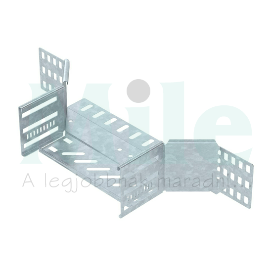 Kábeltálca T-idom vízszintes 85mm-mag. 200mm x merítetten horganyzott RAA 820 FT OBO-BETTERMANN