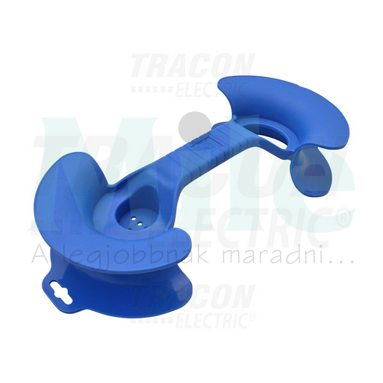 Kábeltartó 165x350x65mm kék műanyag TRACON