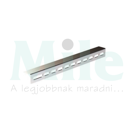 Kábeltartó sín ÚJ! DIN-00 L 40x40mm perforált fém 461mm x DKP 46 AL Emiter