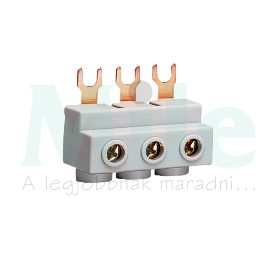 Kapocsblokk 3P motorvédőhöz villás KF Hager